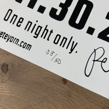 Load image into Gallery viewer, Autographed "Largo 11.30.23" Poster (Limited Edition)