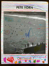 Load image into Gallery viewer, Pete Original Art on top of a Caretakers Silkscreened Poster