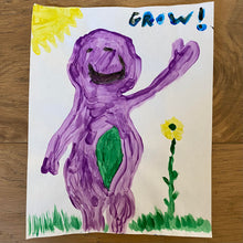 Load image into Gallery viewer, Barney 24 "Grow!"