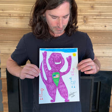 Load image into Gallery viewer, Barney 31 "American Flag and Birds"