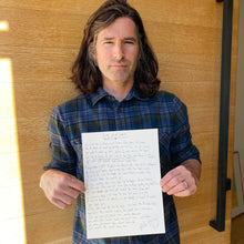 Load image into Gallery viewer, Life On A Chain, Signed, Limited edition Lyric Print