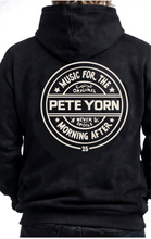Load image into Gallery viewer, Pete Yorn Musicforthemorningafter 25th Anniversary Hoodie (limited edition - available online only)
